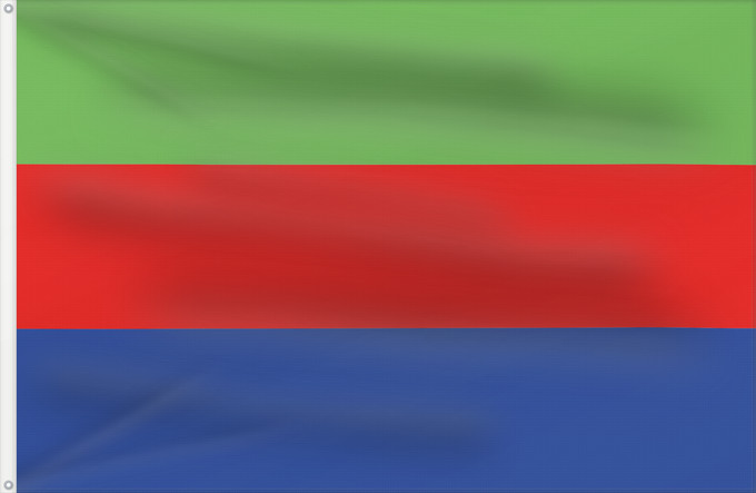 Flag, with two metal eyelets and reinforced hoist: Bahía Solano, Chocó