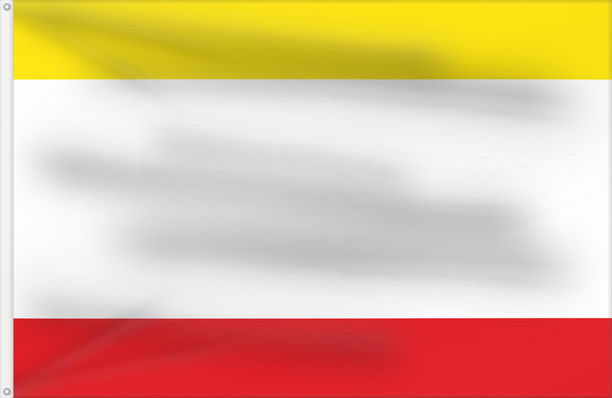 Flagge, mit zwei Metallösen und verstärktem Besatzband: Cáceres Antioquia Cáceres (Antioquia) Municipio de Cáceres Antioquia