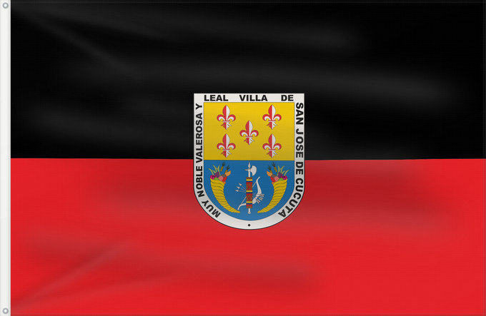 Bandiera, con due occhielli metallici e lato dell'asta rinforzato: Cúcuta Cúcuta, Colombia
