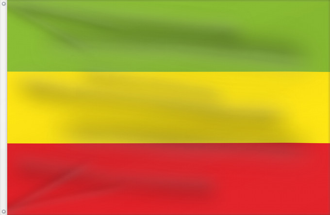 Bandera, con dos ojales metálicos y lado del asta reforzado: Caldas  Antioquia	Caldas (Antioquia)	Municipio de Caldas  Antioquia