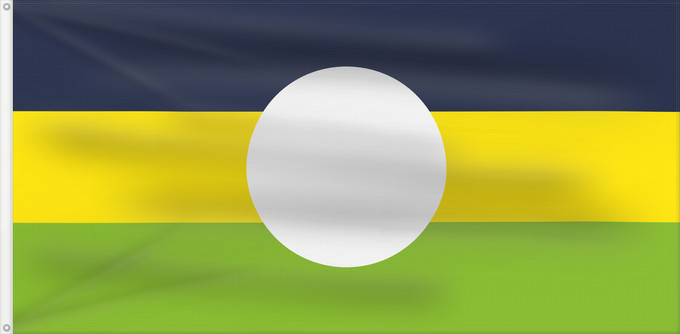 Bandera, con dos ojales metálicos y lado del asta reforzado: Caldono  Cauca	Caldono	Municipio de Caldono  Cauca
