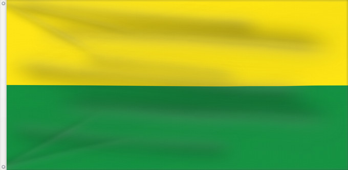 Flagge, mit zwei Metallösen und verstärktem Besatzband: Calima-El Darién  Valle del Cauca	Calima-El Darién	Municipio de Calima-El Dairén  Valle del Cauca