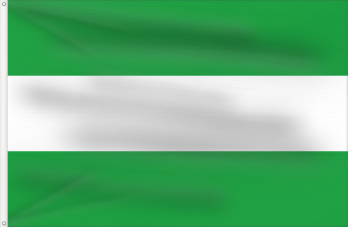 Bandera, con dos ojales metálicos y lado del asta reforzado: Charta Santander Charta (Santander) Municipio de Charta Santander