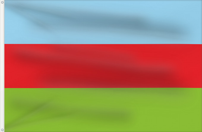 Bandera, con dos ojales metálicos y lado del asta reforzado: Coello  Tolima	Coello (Tolima)	Municipio de Coello  Tolima