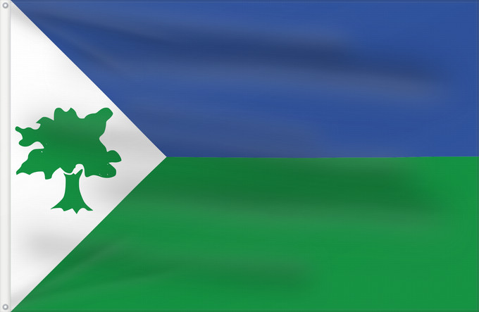 Flagge, mit zwei Metallösen und verstärktem Besatzband: Cogua  Cundinamarca	Cogua (Cundinamarca)	Municipio de Cogua  Cundinamarca