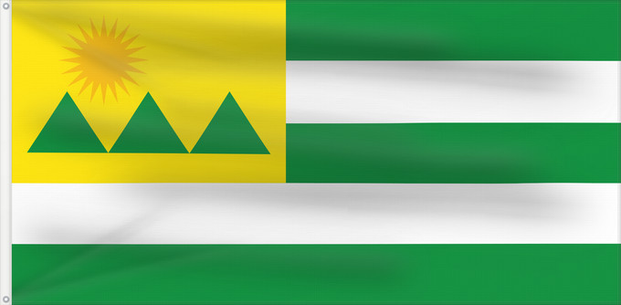Bandera, con dos ojales metálicos y lado del asta reforzado: Cumbitara  Nariño	Cumbitara (Nariño)	Municipio de Cumbitara  Nariño
