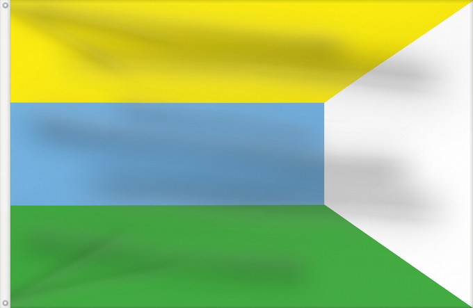 Flag, with two metal eyelets and reinforced hoist: Cunday Cunday, Tolima Colombia