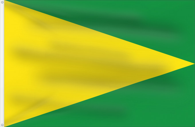 Flagge, mit zwei Metallösen und verstärktem Besatzband: El Doncello Caquetá El Doncello (Caquetá) Municipio de El Doncello Caquetá