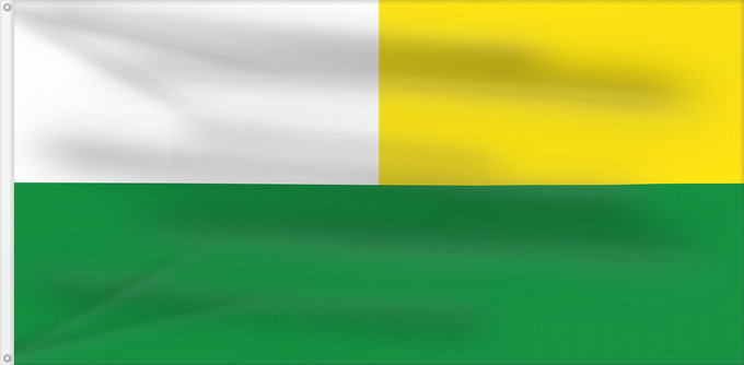 Flagge, mit zwei Metallösen und verstärktem Besatzband: El Espinal  Tolima	El Espinal (Tolima)	Municipio de El Espinal  Tolima