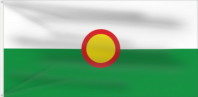 Flagge, mit zwei Metallösen und verstärktem Besatzband: El Retén  Magdalena	El Retén (Magdalena)	Municipio de El Retén  Magdalena