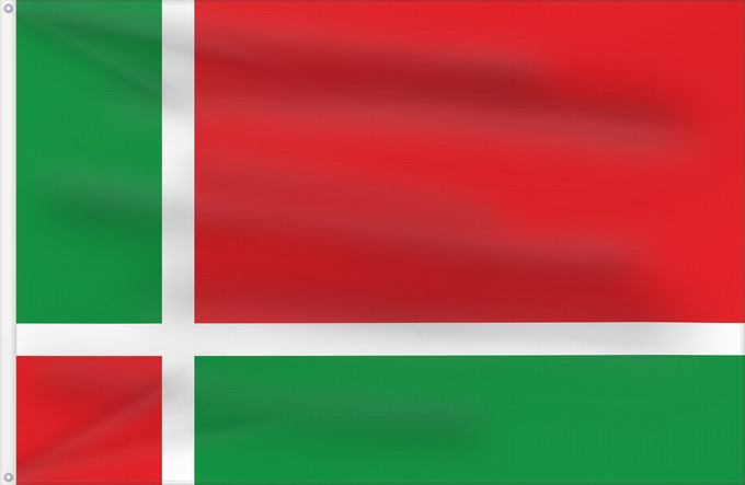 Flagge, mit zwei Metallösen und verstärktem Besatzband: El Rosal  Cundinamarca	El Rosal (Cundinamarca)	Municipio de El Rosal  Cundinamarca