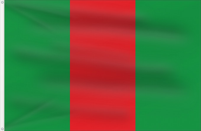 Flagge, mit zwei Metallösen und verstärktem Besatzband: Facatativá  Cundinamarca	Facatativá (Cundinamarca)	Municipio de Facatativá  Cundinamarca