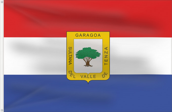 Flag, with two metal eyelets and reinforced hoist: Garagoa Garagoa, Colombia