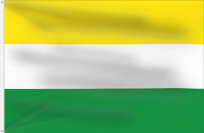 Flagge, mit zwei Metallösen und verstärktem Besatzband: Guacarí Valle del Cauca Municipal flag of Guacari Valle del Cauca Guacarí (Valle del Cauca) Guacari Valle del Cauca