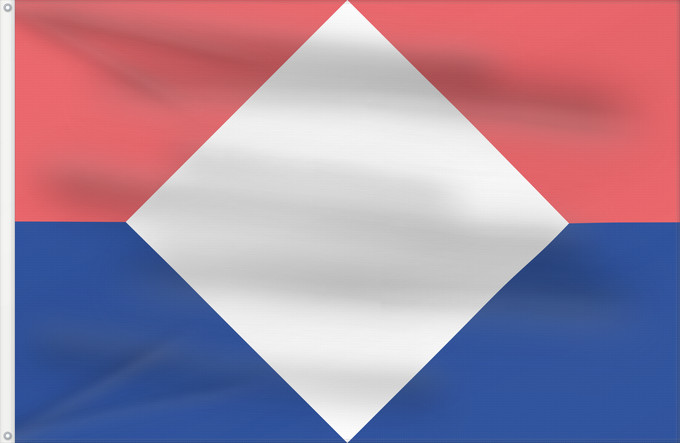 Flagge, mit zwei Metallösen und verstärktem Besatzband: Guayabetal  Cundinamarca	Guayabetal (Cundinamarca)	Municipio de Guayabetal  Cundinamarca