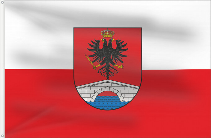 Bandera, con dos ojales metálicos y lado del asta reforzado: Honda  Tolima	Honda (Tolima)	Municipio de Honda  Tolima