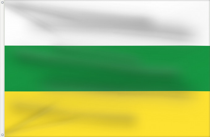 Flag, with two metal eyelets and reinforced hoist: Huila	Huila, Colombia
