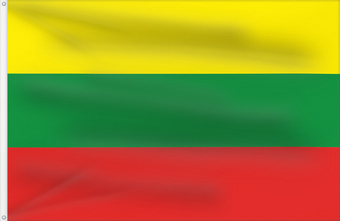 Bandera, con dos ojales metálicos y lado del asta reforzado: Ibagué Ibagué Tolima , Colombia