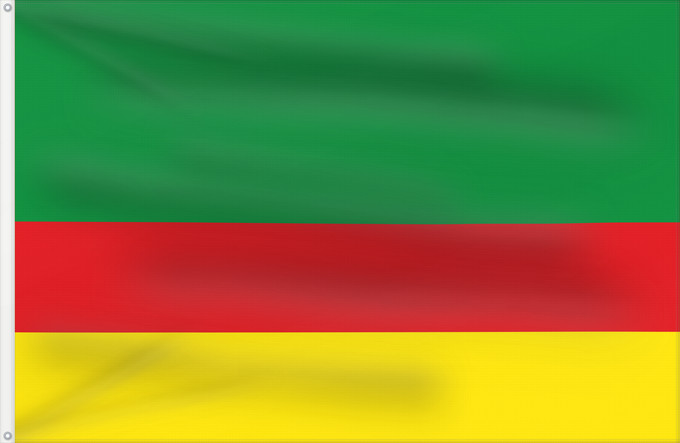 Bandera, con dos ojales metálicos y lado del asta reforzado: Jambaló  Cauca	Jambaló (Cauca)	Municipio de Jambaló  Cauca