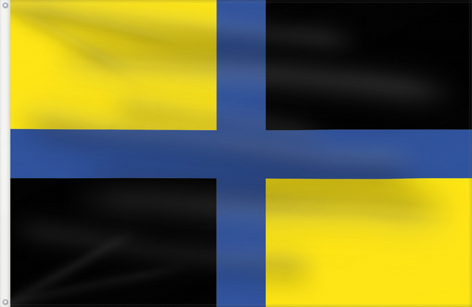 Flagge, mit zwei Metallösen und verstärktem Besatzband: Jamundí Valle Colombia