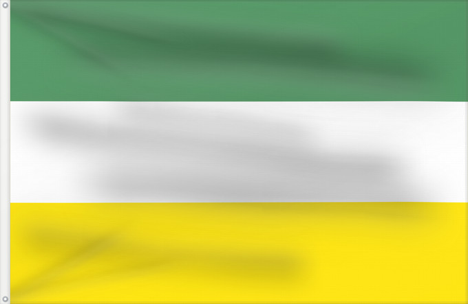 Bandera, con dos ojales metálicos y lado del asta reforzado: Jerusalén Cundinamarca Jerusalén (Cundinamarca) Jérusalem (Cundinamarca) Municipio de Jerusalén Cundinamarca Gerusalemme (Cundinamarca)