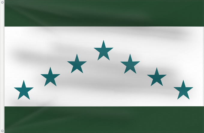 Bandera, con dos ojales metálicos y lado del asta reforzado: Labateca Norte de Santander Labateca (Norte de Santander) Municipio de Labateca Norte de Santander
