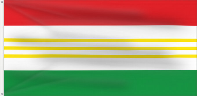 Flagge, mit zwei Metallösen und verstärktem Besatzband: Lebrija  Santander	Lebrija (Santander)	Municipio de Lebrija  Santander