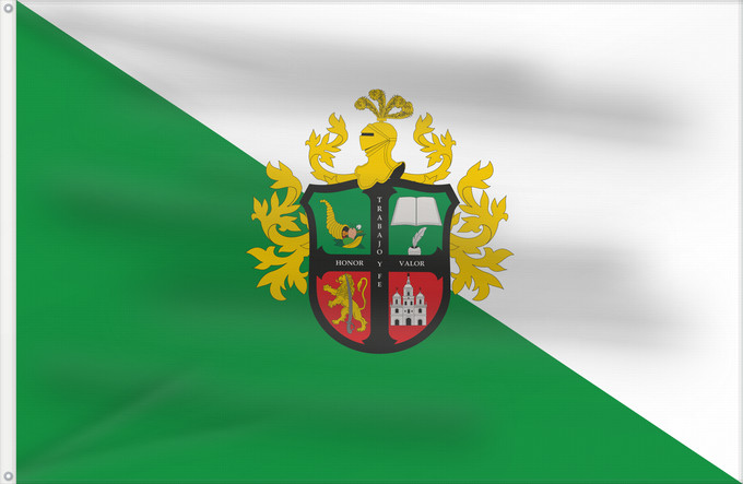 Bandera, con dos ojales metálicos y lado del asta reforzado: Málaga Santander Málaga, Santander Colombia Málaga, Santander (Colombie) Málaga, Santander (Colombia) Málaga, Santander (Kolumbien)