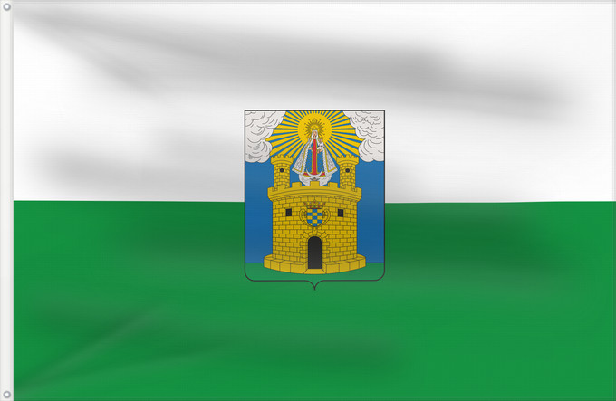 Flagge, mit zwei Metallösen und verstärktem Besatzband: Medellín Antioquia Medellín Ciudad de Medellín Antioquia