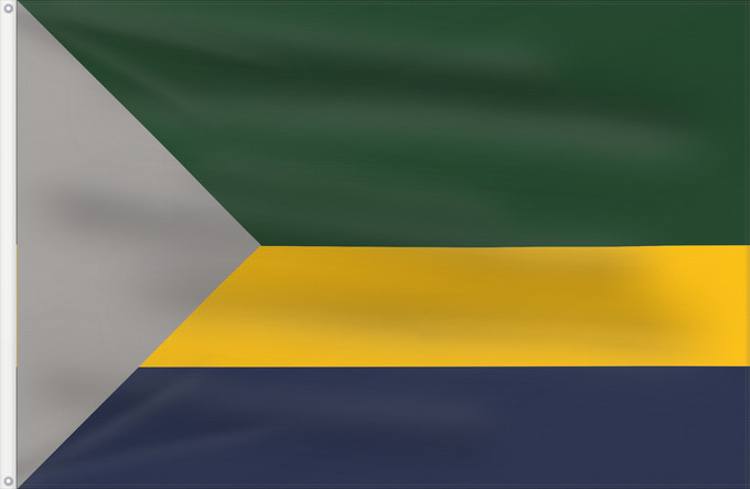 Flagge, mit zwei Metallösen und verstärktem Besatzband: Medio San Juan  Chocó	Medio San Juan (Chocó)	Municipio de Medio San Juan  Chocó