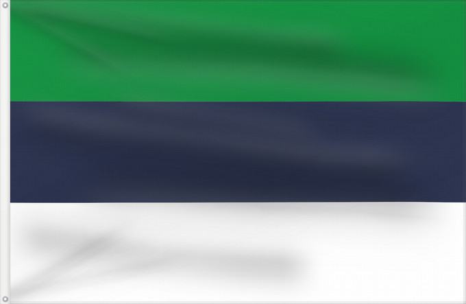 Flagge, mit zwei Metallösen und verstärktem Besatzband: Mitú  Vaupés	Mitú (Vaupés)	Municipio de Mitú  Vaupés