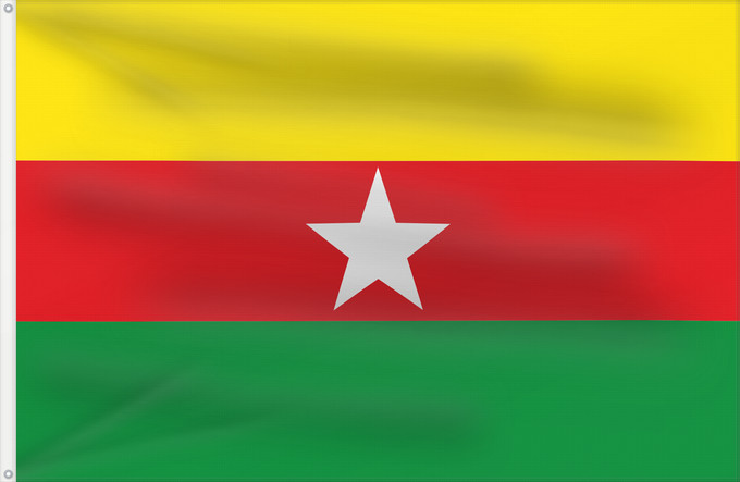 Flagge, mit zwei Metallösen und verstärktem Besatzband: Momil  Córdoba	Momil (Córdoba)	Municipio de Momil  Córdoba