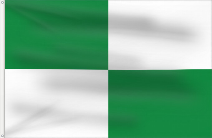 Flag, with two metal eyelets and reinforced hoist: Ocaña Ocaña municipality, Norte de Santander, Colombia Municipio de Ocaña, Norte de Santander Colombia