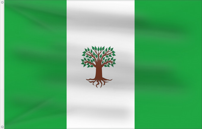 Bandera, con dos ojales metálicos y lado del asta reforzado: Pachavita	Municipio de Pachavita
