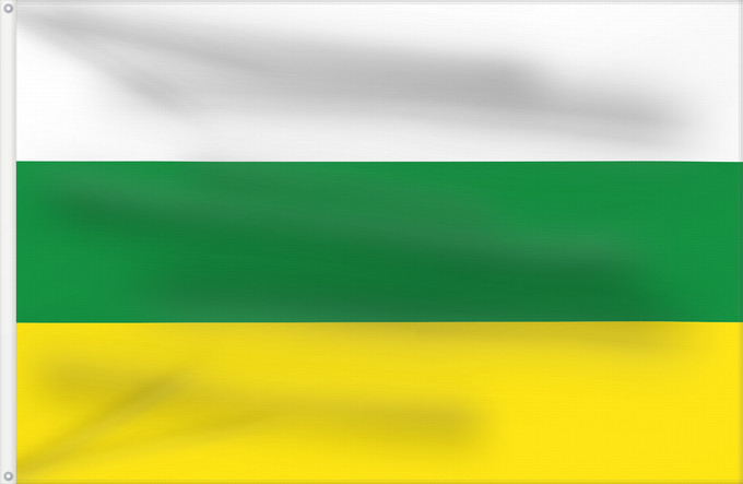 Flagge, mit zwei Metallösen und verstärktem Besatzband: Palmira  Valle del Cauca	Palmira (Valle del Cauca)	Municipio de Palmira  Valle del Cauca