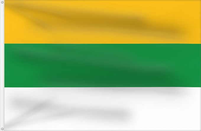 Flag, with two metal eyelets and reinforced hoist: Polonuevo Atlántico Polonuevo (Atlántico) Municipality Municipalité de Polonuevo (Atlántico) Municipio de Polonuevo Atlántico Gemeinde Polonuevo (Atlántico) Comune di Polonuevo (Atlántico)