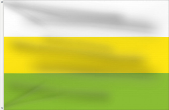 Flagge, mit zwei Metallösen und verstärktem Besatzband: Potosí Nariño Potosí (Nariño) Municipio de Potosí Nariño