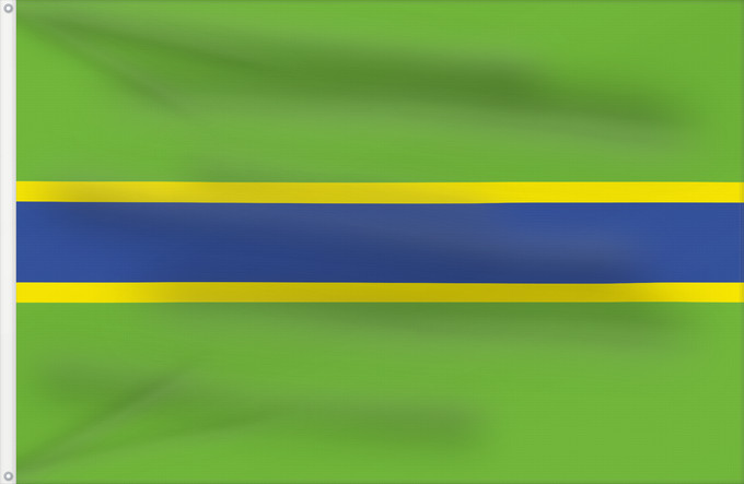 Flag, with two metal eyelets and reinforced hoist: Puerto Rico, Meta