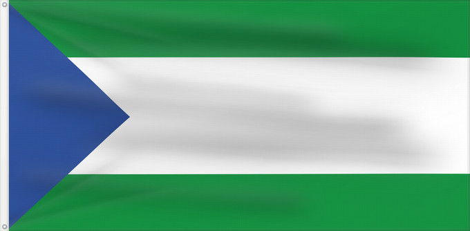 Flagge, mit zwei Metallösen und verstärktem Besatzband: Puerto Triunfo  Antioquia	Puerto Triunfo (Antioquia)	Municipio de Puerto Triunfo  Antioquia