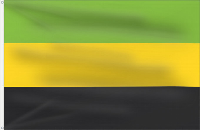 Flagge, mit zwei Metallösen und verstärktem Besatzband: Samacá  Boyacá	Samacá	Municipio de Samacá  Boyacá
