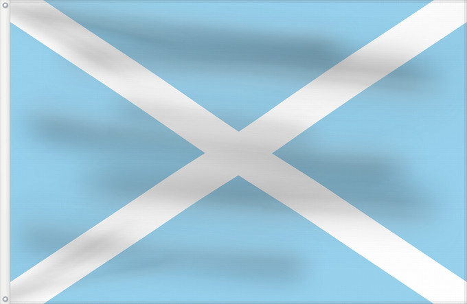 Flagge, mit zwei Metallösen und verstärktem Besatzband: San Andrés y Providencia San Andrés y Providencia, Colombia