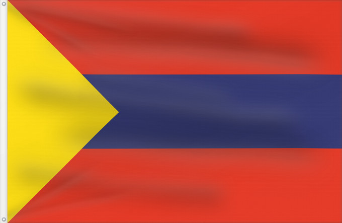Flagge, mit zwei Metallösen und verstärktem Besatzband: San Juan de Pasto