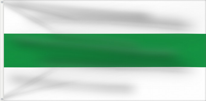 Flagge, mit zwei Metallösen und verstärktem Besatzband: Santa Rosa de Cabal  Risaralda	Santa Rosa de Cabal (Risaralda)	Municipio de Santa Rosa de Cabal  Risaralda