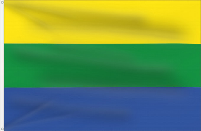 Flagge, mit zwei Metallösen und verstärktem Besatzband: Santa Rosa de Osos  Antioquia	Santa Rosa de Osos (Antioquia)	Municipio de Santa Rosa de Osos  Antioquia
