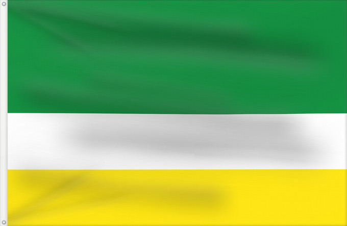 Flagge, mit zwei Metallösen und verstärktem Besatzband: Santa Rosa del Sur Bolívar Santa Rosa del Sur (Bolívar) Municipio de Santa Rosa del Sur Bolívar