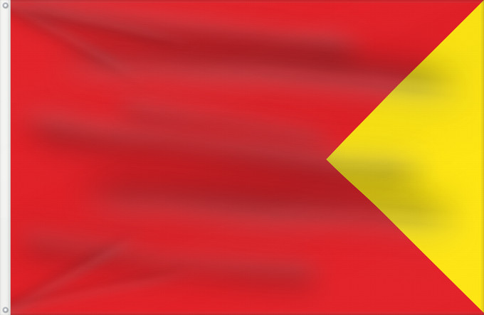 Flagge, mit zwei Metallösen und verstärktem Besatzband: Santander de Quilichao  Cauca	Santander de Quilichao	Municipio de Santander de Quilichao  Cauca