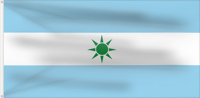 Flagge, mit zwei Metallösen und verstärktem Besatzband: Sitionuevo  Magdalena	Sitionuevo (Magdalena)	Municipio de Sitionuevo  Magdalena