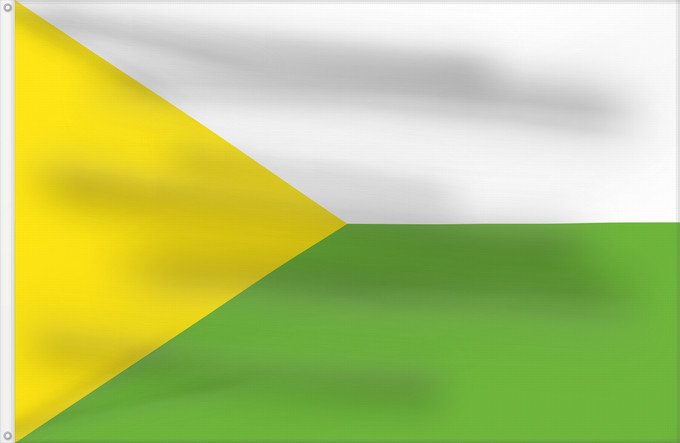 Flagge, mit zwei Metallösen und verstärktem Besatzband: Taraira Vaupés Taraira Municipio de Taraira Vaupés