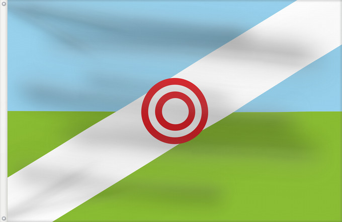 Flag, with two metal eyelets and reinforced hoist: Tauramena Casanare Tauramena Municipio de Tauramena Casanare