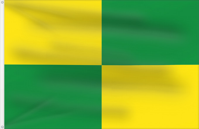 Flag, with two metal eyelets and reinforced hoist: Villahermosa Tolima Villahermosa (Tolima) Municipio de Villahermosa Tolima